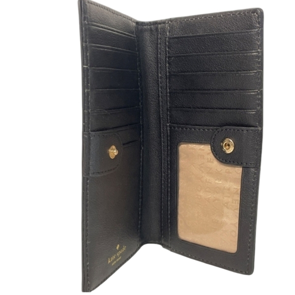 Kate Spade Neda Grove Slim Snap Leather Wallet - Picture 6 of 9